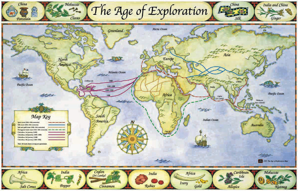 how did the voyages of discovery lead to empires